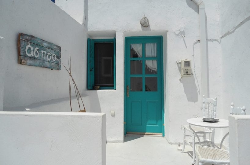 Cycladic island house